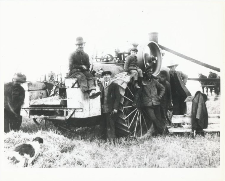 At the Stewart farm in Yorkton, SK.