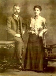 William Jordan with his 2nd wife Agnes Brown.