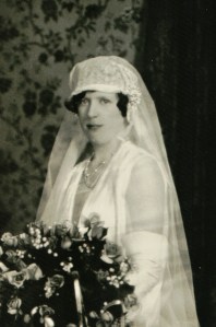Beatrice Jordan on her wedding day.