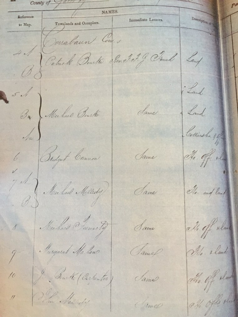 Corrabaun Valuation record