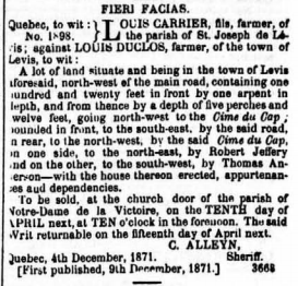 JEFFERY, Robert - location mentioned