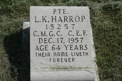 Riverside HARROP, Louis Karl d. 1957 Memorial Park Cemetery, Regina