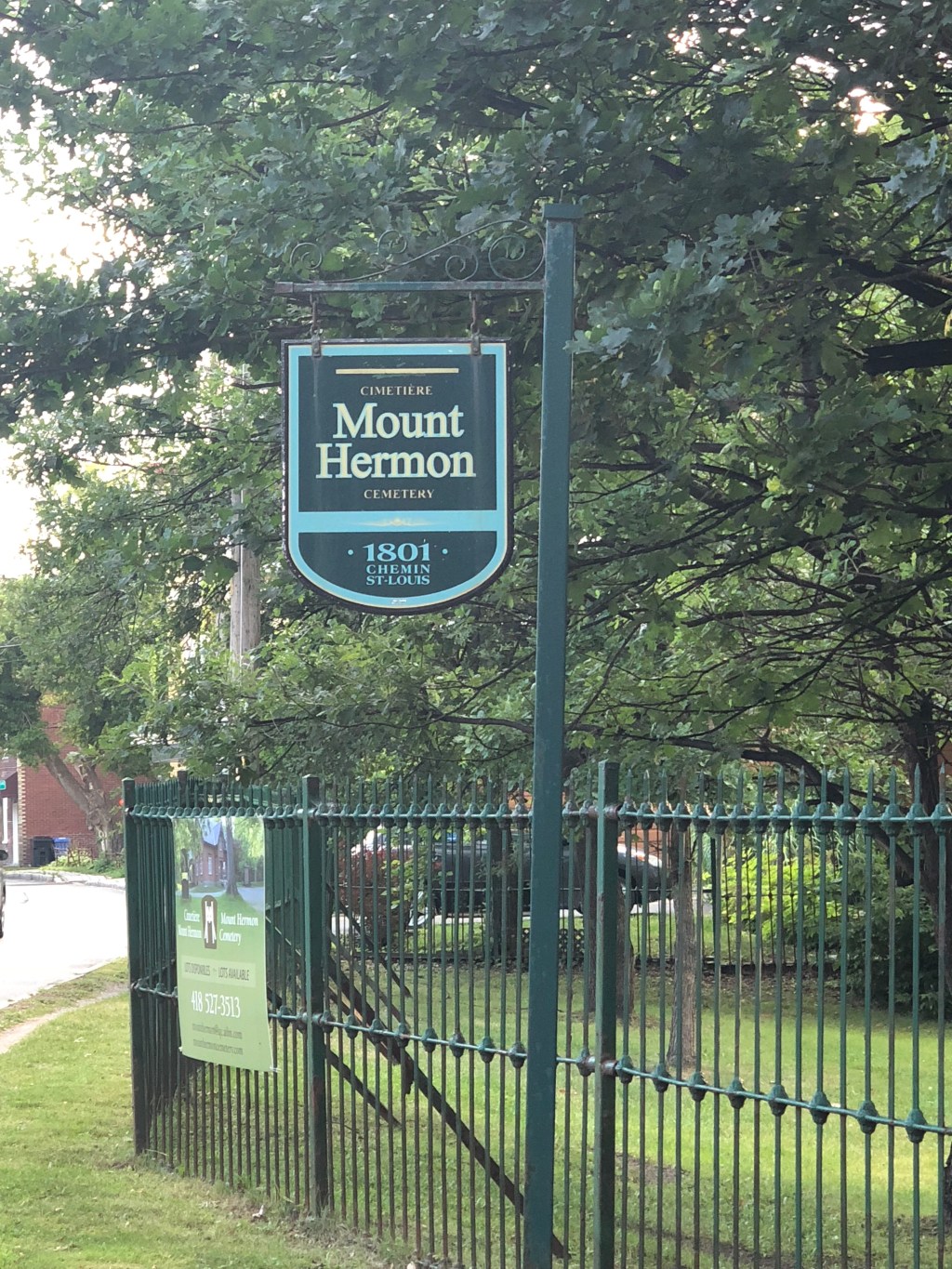 Mount Hermon Cemetery, Sillery,&nbsp;Quebec