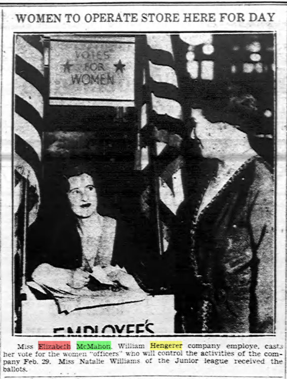 McMahon Eliza Buffalo Evening News Jan 27 1932