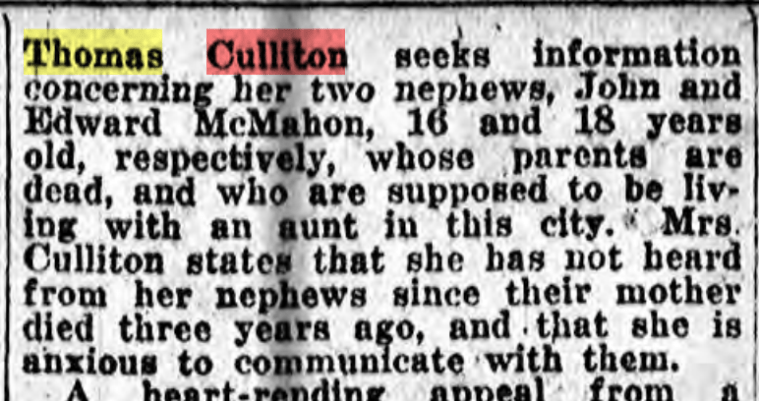 McMahon Philadelphia PA Inquirer 1919-2