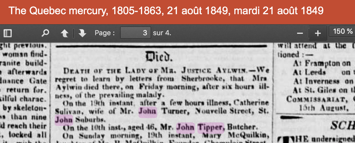 John Tipper d1849